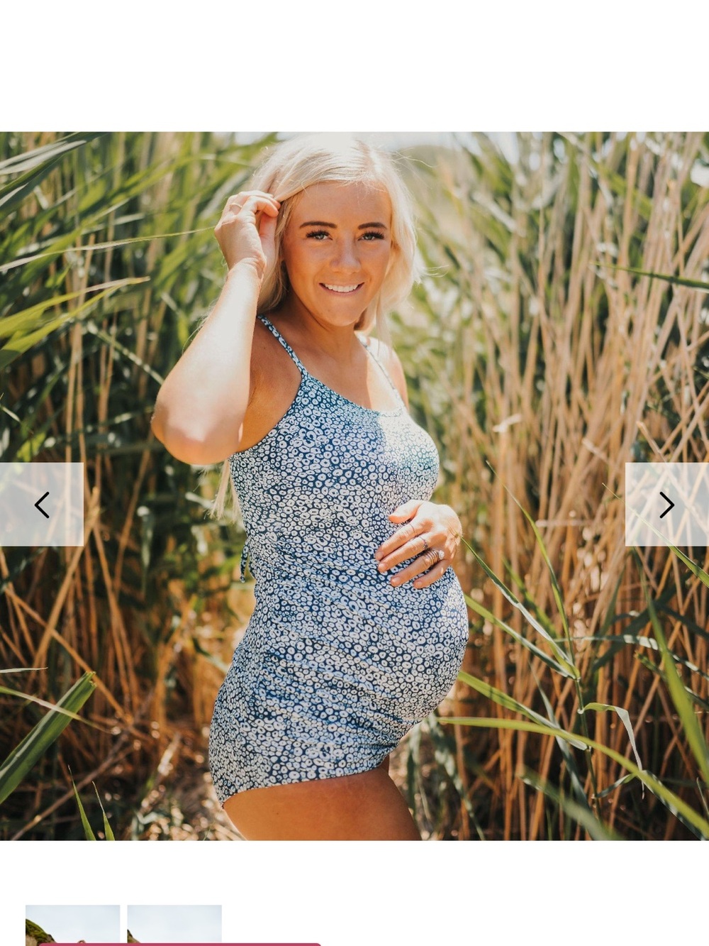 Senita Athletics maternity Tankini